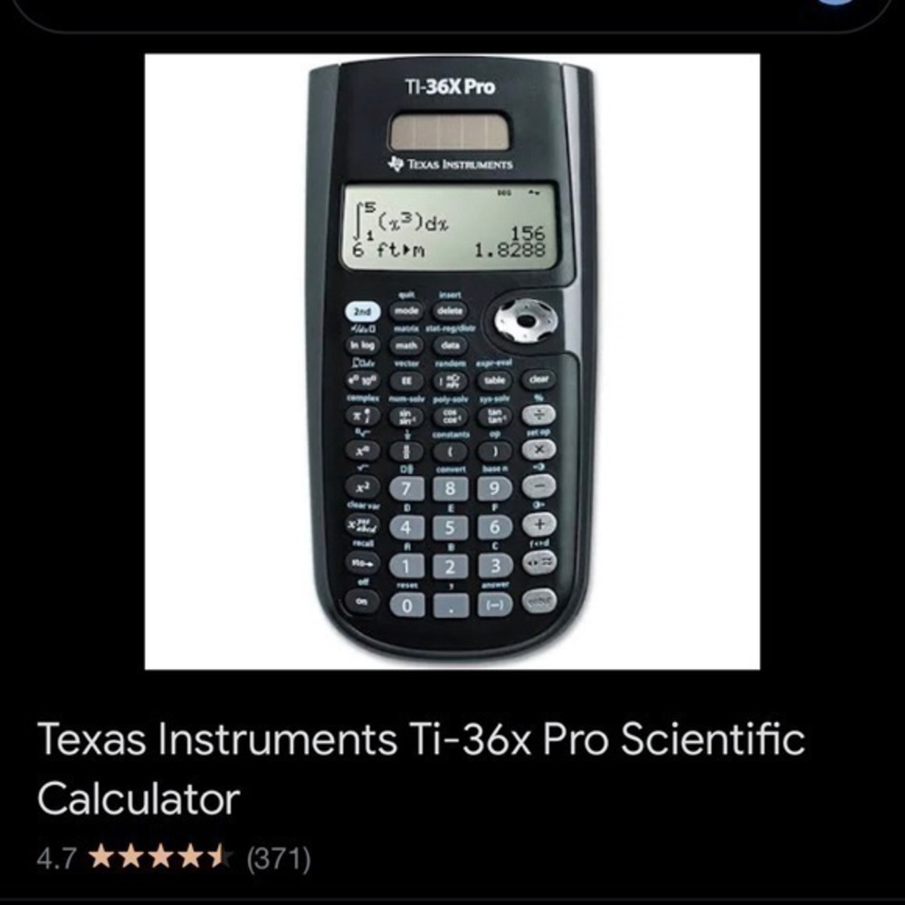 Texas Instruments TI 36X Pro Scientific Calculator